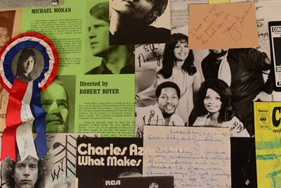 Lot 180 - MUSIC - LARGE ALBUM OF C1960S / 1970S MUSIC AUTOGRAPHS