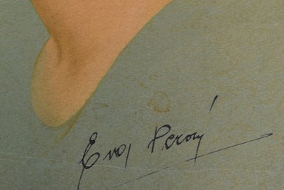 Lot 36 - HISTORY - EVA PERON (D.1952) - INCREDIBLY RARE SIGNED PORTRAIT