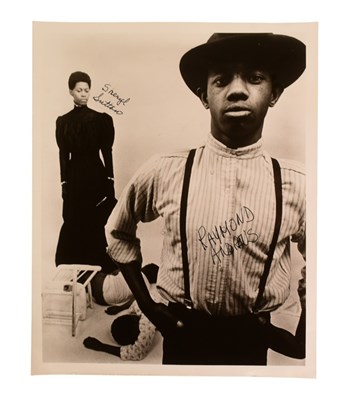 Lot 188 - ACTORS / ART - DEAFMAN GLANCE - SCARCE DUAL SIGNED PHOTOGRAPH