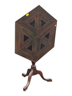 Lot 1020 - 19TH CENTURY VICTORIAN TILT TOP OCCASIONAL TABLE