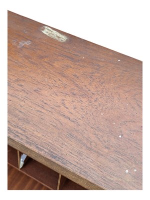 Lot 813 - ELLIOTTS OF NEWBURY - MID CENTURY TEAK WOOD WRITING BUREAU DESK
