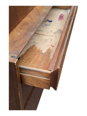 Lot 813 - ELLIOTTS OF NEWBURY - MID CENTURY TEAK WOOD WRITING BUREAU DESK