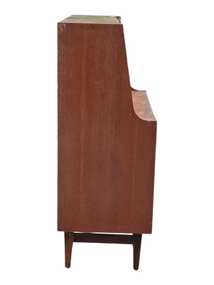 Lot 813 - ELLIOTTS OF NEWBURY - MID CENTURY TEAK WOOD WRITING BUREAU DESK