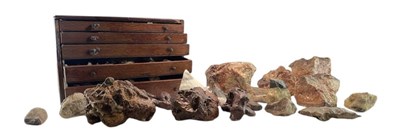 Lot 162 - MIXED MINERALS & HARDSTONES SAMPLES FROM THE GOLDEN VALLEY OCHER