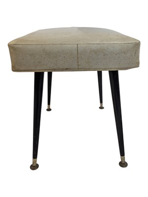Lot 820 - BRITISH MODERN DESIGN - TWO MID CENTURY RETRO DRESSING TABLE STOOLS