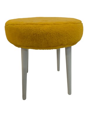 Lot 820 - BRITISH MODERN DESIGN - TWO MID CENTURY RETRO DRESSING TABLE STOOLS