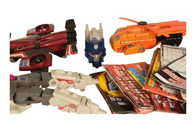 Lot 574 - RETRO TOYS - VINTAGE TAKARA TRANSFORMERS ACTION FIGURES