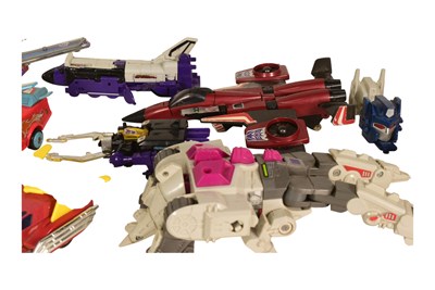 Lot 574 - RETRO TOYS - VINTAGE TAKARA TRANSFORMERS ACTION FIGURES