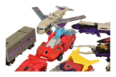 Lot 574 - RETRO TOYS - VINTAGE TAKARA TRANSFORMERS ACTION FIGURES