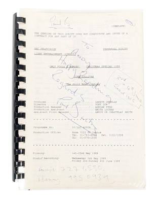 Lot 300 - ONLY FOOLS & HORSES - THE JOLLY BOYS' OUTING - PAUL BARBER'S SCRIPT