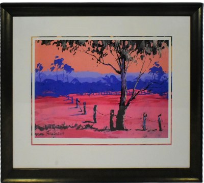 Lot 36 - ROLF HARRIS (1930-2023) - BLUE HORIZONS - WASHINGTON GREEN PRINT