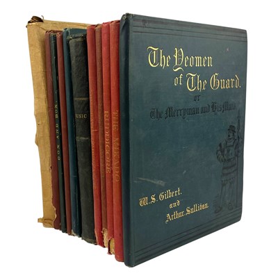 Lot 182 - GILBERT & SULLIVAN ET AL. - A COLLECTION OF VOCAL SCORES & CONCERT PROGRAMMES