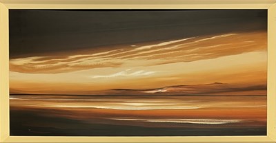 Lot 6 - JONATHAN SHAW (B. 1959) - CINNAMON SKIES - ACRYLIC ON PANEL