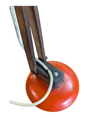 Lot 825 - TERENCE CONRAN FOR HABITAT MACLAMP - 1960S RED DESK LAMP