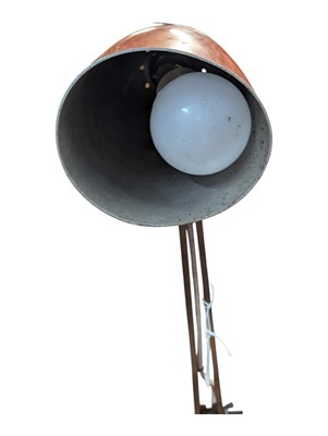 Lot 825 - TERENCE CONRAN FOR HABITAT MACLAMP - 1960S RED DESK LAMP