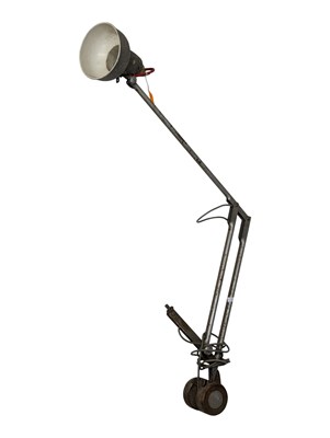 Lot 828 - ADMEL - FINGALITE - 1940S RETRO VINTAGE INDUSTRIAL FACTORY WORK LAMP