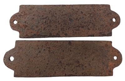 Lot 81 - LADIES & GENTS - TWO CAST IRON DOOR PLAQUES