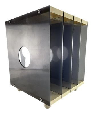 Lot 73 - FRANK GUILLE AND FRANK HEIGHT FOR ARTIFACT - MID CENTURY 1970S VINYL RECORD HOLDER