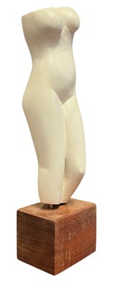Lot 36 - KEITH NEWSTEAD (B. 1943) - UNTITLED PAINTED FEMALE BUST, CIRCA 2023
