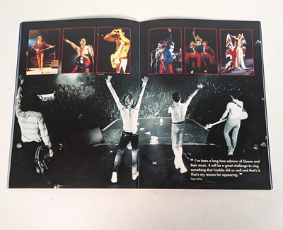 Lot 72 - CONCERT PROGRAMME - THE FREDDIE MERCURY TRIBUTE CONCERT