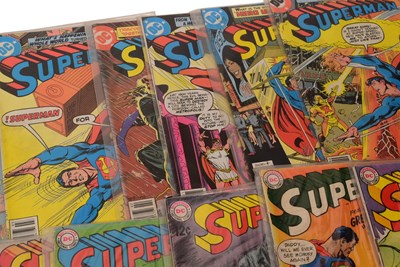 Lot 498 - COMIC BOOKS - VINTAGE DC UNIVERSE SUPERMAN COMICS