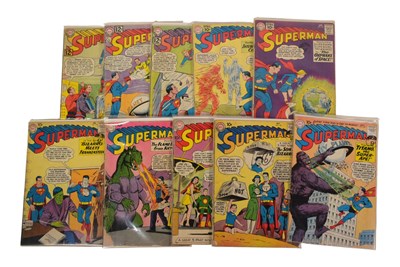 Lot 498 - COMIC BOOKS - VINTAGE DC UNIVERSE SUPERMAN COMICS