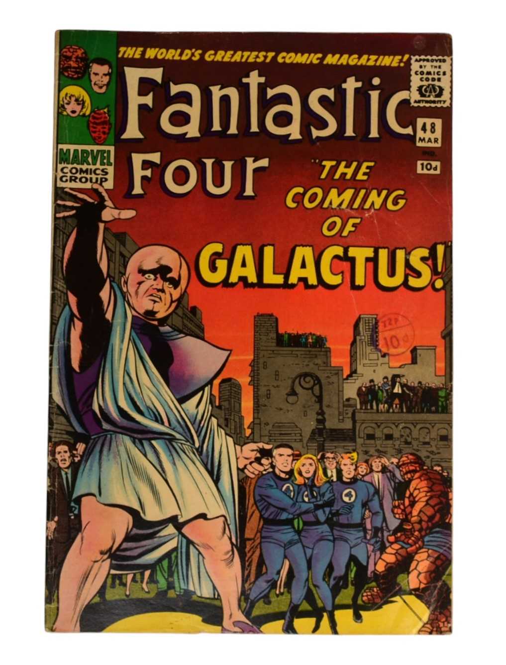 595 - COMIC BOOKS - FANTASTIC FOUR #48 THE COMING OF GALACTUS