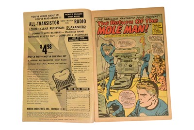 Lot 594 - COMIC BOOKS - FANTASTIC FOUR #22 SECOND APPEARANCE OF MOLE MAN
