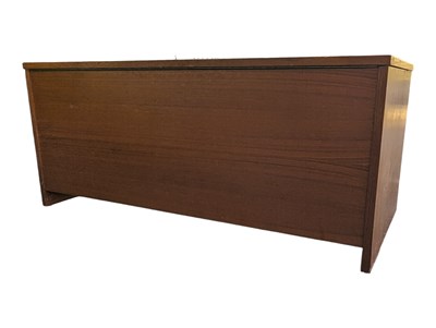 Lot 844 - AVALON FURNITURE - VINTAGE 20TH CENTURY TEAK BLANKET BOX
