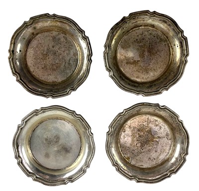 Lot 97 - FOUR 20TH CENTURY C1960S EGYPTIAN SILVER TRINKET DISHES