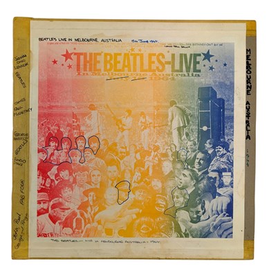 Lot 110 - THE BEATLES - LIVE IN MELBOURNE 1964 - UNOFFICIAL VINYL RELEASE