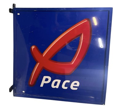Lot 255 - PACE PETROL - LARGE POINT OF SALE ADVERTISING LIGHTBOX