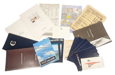 Lot 149 - AVIATION ITEMS - COLLECTION OF CONCORDE EPHEMERA
