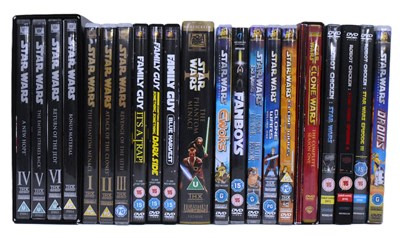 Lot 159 - STAR WARS - COLLECTION OF ASSORTED DVDS