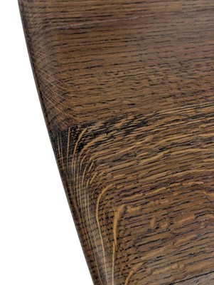 Lot 852 - ERCOL FURNITURE - MODEL 822 BEECH & ELM WOOD REFECTORY DINING TABLE