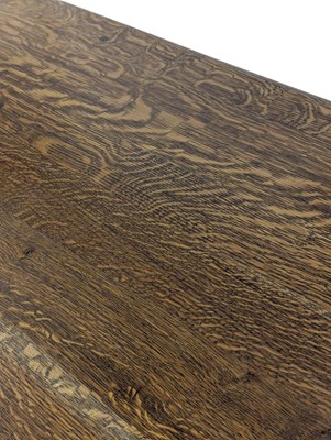 Lot 858 - ERCOL FURNTURE - MODEL 822 BEECH & ELM WOOD REFECTORY DINING TABLE
