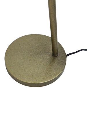 Lot 866 - PAIR OF CONTEMPORARY GOLD INDUSTRIAL ANGLEPOISE DESK LAMPS LIGHTS