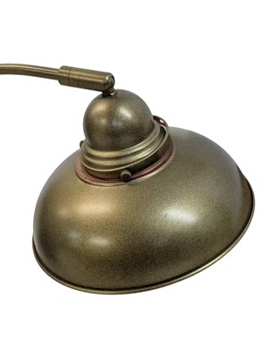Lot 866 - PAIR OF CONTEMPORARY GOLD INDUSTRIAL ANGLEPOISE DESK LAMPS LIGHTS