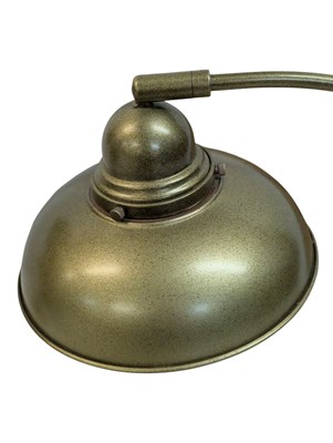 Lot 866 - PAIR OF CONTEMPORARY GOLD INDUSTRIAL ANGLEPOISE DESK LAMPS LIGHTS