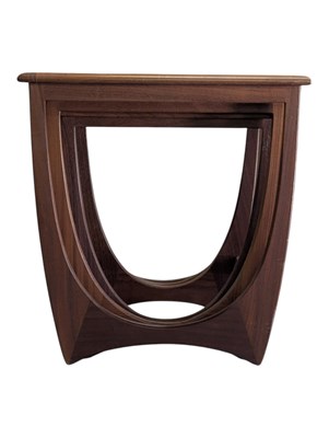 Lot 878 - G-PLAN FURNITURE ASTRO TEAK WOOD NEST OF TABLES