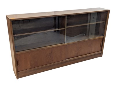 Lot 879 - HERBERT GIBBS FURNITURE - MID CENTURY TEAK WOOD LIBRARY BOOKCASE