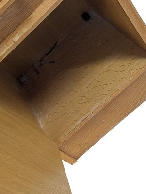 Lot 883 - ERNEST GOMME FOR G-PLAN FURNITURE - PAIR OF OAK BEDSIDE CABINETS