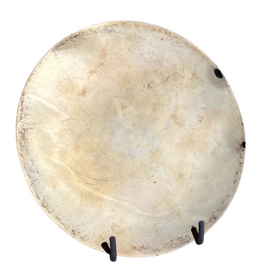 Lot 13 - GEORGE V HALLMARKED SILVER COMMUNION BREAD PLATE / DISH
