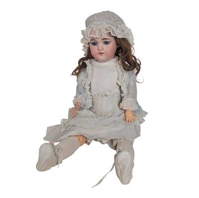 Lot 6 - DOLLS - GERMAN SIMON & HALBIG BISQUE HEADED DOL