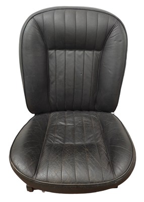 Lot 55 - JENSEN INTERCEPTOR - MKII - BLACK LEATHER PASSENGER SEAT