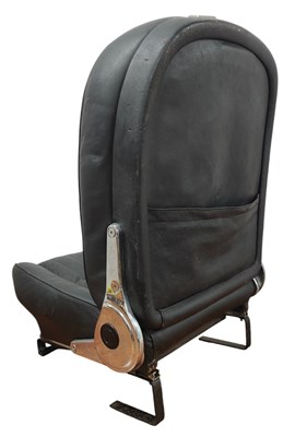 Lot 55 - JENSEN INTERCEPTOR - MKII - BLACK LEATHER PASSENGER SEAT