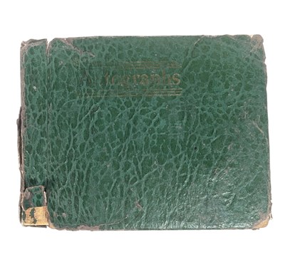 Lot 43 - AUTOGRAPH ALBUM - TONY BRITTON, ANN FAIRBANK, REX ROBINSON ETC