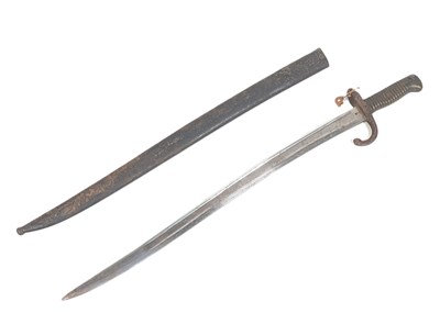 Lot 204 - 19TH CENTURY FRENCH CHASSEPOT RIFLE BAYONET