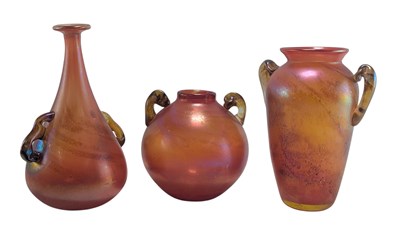 Lot 210 - CHRIS PANTANO - COLLECTION OF THREE AUSTRALIAN DESIGNER VASES