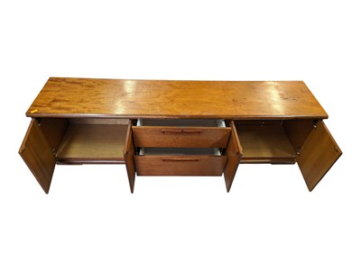 Lot 801 - MEREDEW FURNITURE - LARGE MID CENTURY TEAK SIDEBOARD CREDENZA